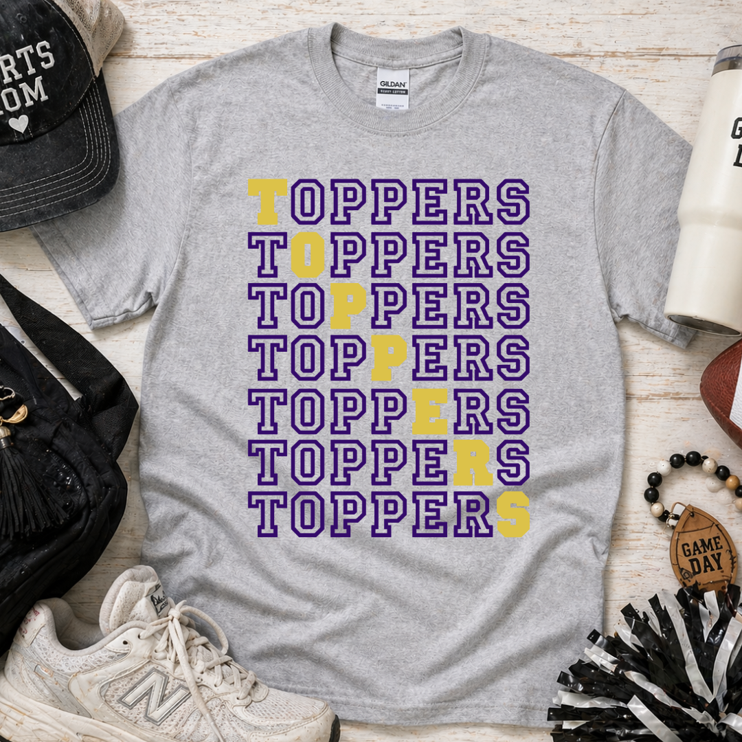 Custom School Spirit Repeat Tee