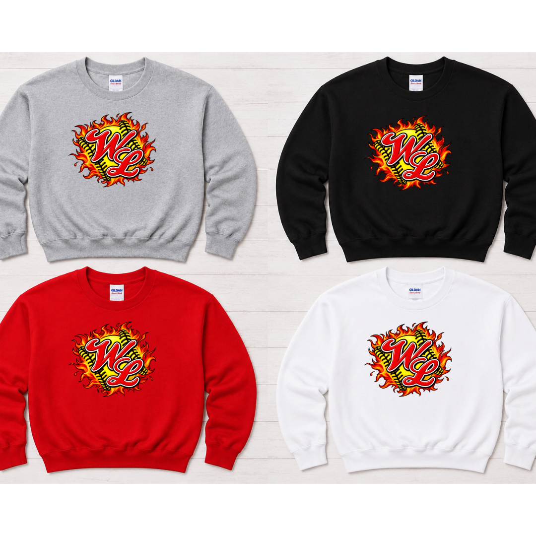 🔥 WL Flame Fireball Crewneck Sweatshirt