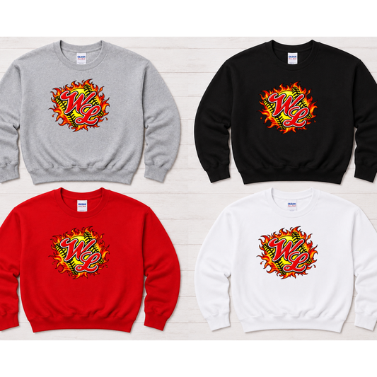 🔥 WL Flame Fireball Crewneck Sweatshirt