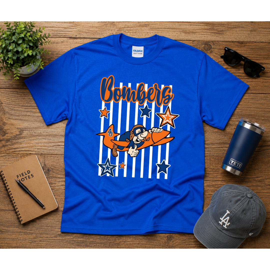Custom Striped School Spirit Tees