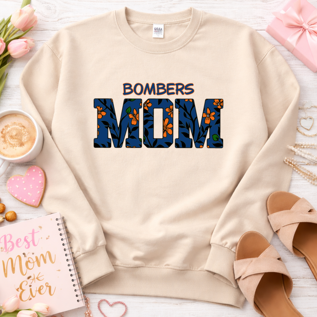 Custom School Spirit MOM Tee / Crewneck