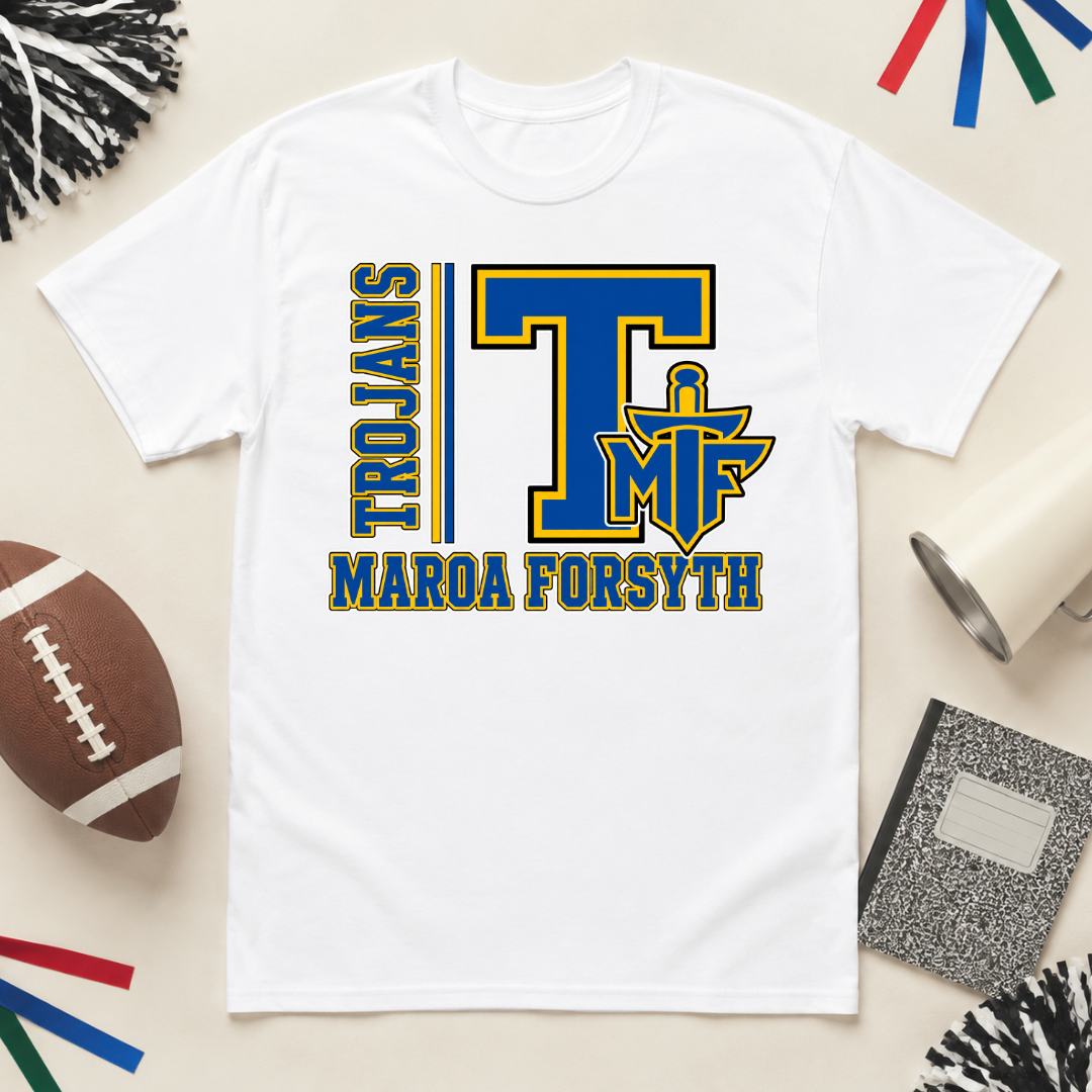 Big Letter School Spirit Tee