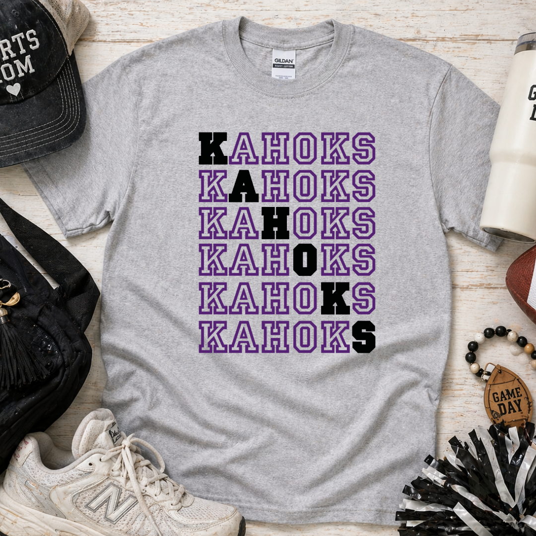 Custom School Spirit Repeat Tee