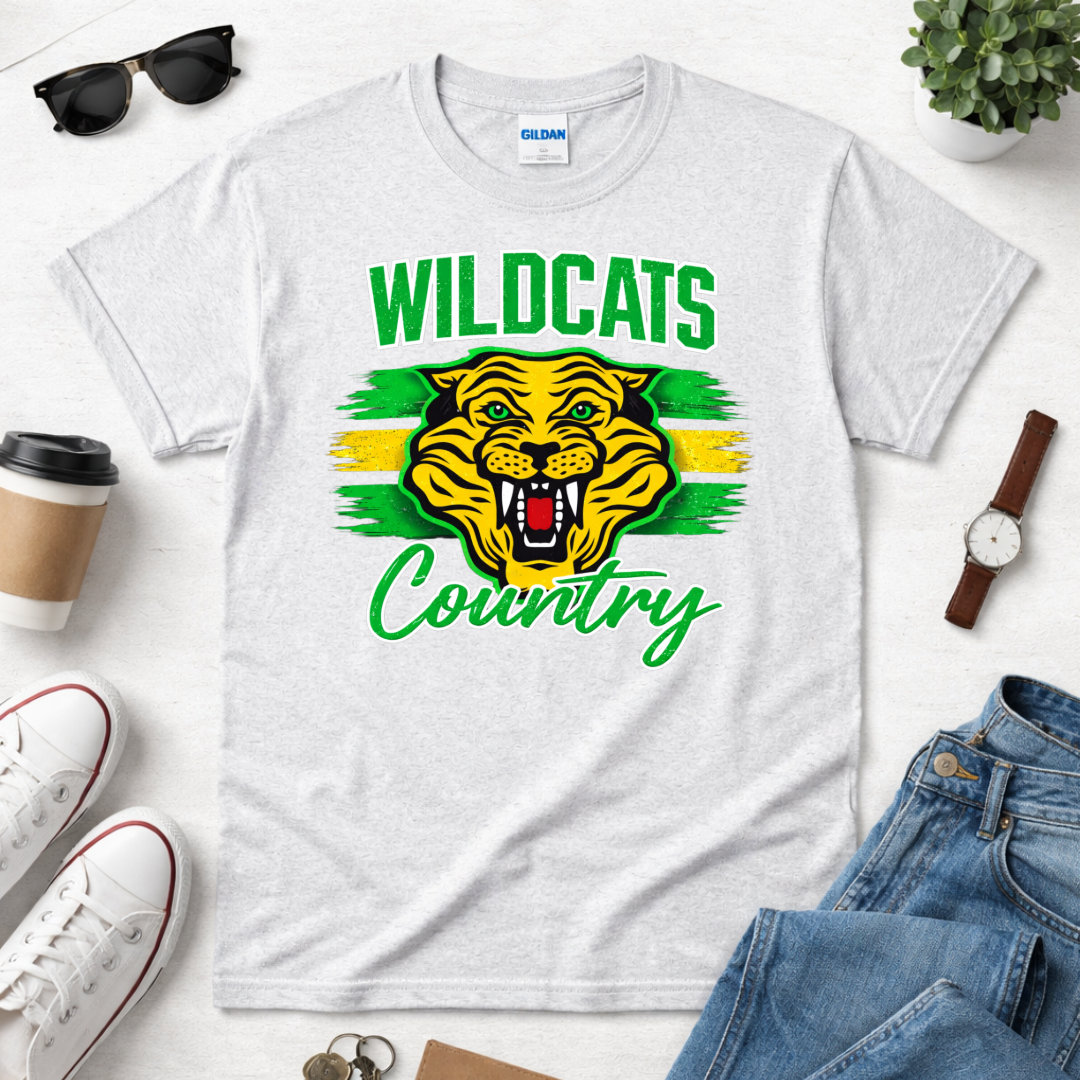 Custom School Spirit “Country” Mascot Tee