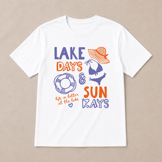Lake Days and Sun Rays T-shirt