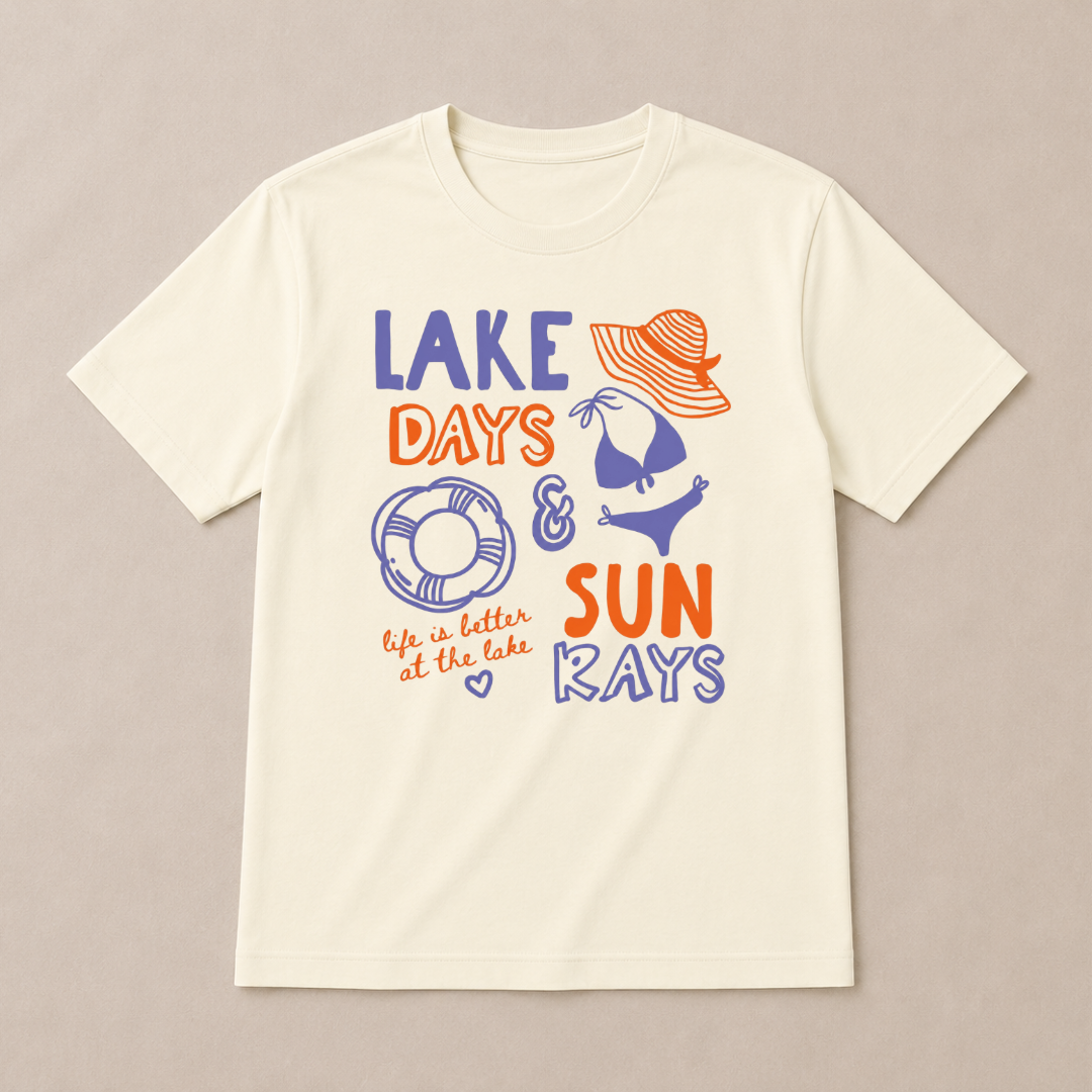Lake Days and Sun Rays T-shirt